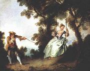 Nicolas Lancret The Swing oil painting reproduction